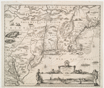 Novi Belgii Novaeque Angliae nec non partis Virginiae tabula multis in locis emendata.