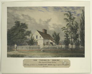 Van Tassel's house. Irving's residence.]