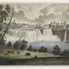 [The upper falls of the Genesee at Rochester N.Y. from the east.]