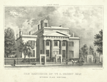 The residence of Wm. B. Crosby Esqr. Rutgers Place New-York.  North front.