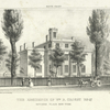 The residence of Wm. B. Crosby Esqr. Rutgers Place New-York.  South front.