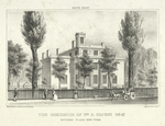 The residence of Wm. B. Crosby Esqr. Rutgers Place New-York.  South front.