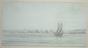 28 Xbre 1836 Jersey City en face New-York.