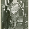 Cuban journalist Pedro Portuondo Cala speaking at a reception for visitors at Club Cubano Inter-Americano