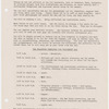 Sheet from annual report, "USO Camp Shows, Inc. (Stage, Radio and Screen) Report on Year of 1944 (January 1, 1944 to December 31, 1944", p. 64c: "Hospital Circuit - Data for Artists Making the Army Hospital Tour"