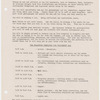Sheet from annual report, "USO Camp Shows, Inc. (Stage, Radio and Screen) Report on Year of 1944 (January 1, 1944 to December 31, 1944", p. 64c: "Hospital Circuit - Data for Artists Making the Army Hospital Tour"