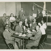 Participants in a Club Cubano Inter-Americano radio recording at Fordham University