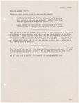 Sheet from annual report, "USO Camp Shows, Inc. (Stage, Radio and Screen) Report on Year of 1944 (January 1, 1944 to December 31, 1944", p. 64e: "Hospital Circuit - Data for Artists Making the Army Hospital Tour"
