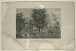 View of Flushing (Long Island) North America.  Mr Bowne's house.  It remains in the possession of his family ever since 1661 time when it was built.