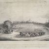 The National Lancers with the reviewing officers on Boston Common.