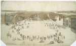 Unfinished bird's-eye view of Lower New York