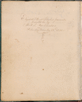 Elizabeth De Hart Bleecker diary