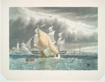 A brisk gale, bay of New York