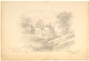 Washington Irving's house at Hell Gate N.Y.
