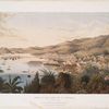 View of the town of St. Thomas, in the West Indies
