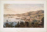 View of the town of St. Thomas, in the West Indies