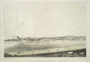 View of Chelsea Mass. from Eagle Hill East Boston.