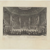 La salle du bal donné dans le petit parc de Versailles