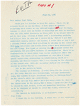 Letter to Andrew [Lloyd Webber] and Tim [Rice] from Hal Prince