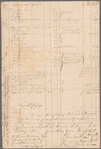 Fort Niagara statement of account with Edward Pollard