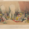 A Nautch in the palace of the Ameer of Sind.