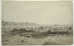 Great Salt Lake City in 1853.  Looking south