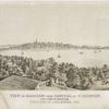 View of Madison the capital of Wisconsin.  Taken from the water cure, south side of Lake Menona, 1855.