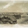 Ottawa City, Canada west.  (late Bytown.)  View of the uppertown, looking up the Ottawa River, from Government Hill.