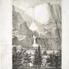 The Yo-Hamite Falls, [this m]agnificent scene is situated in the Yo-hamite Valley near the source of the middle fork of the river Merced, Mariposa County California.