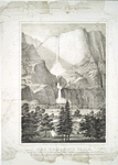 The Yo-Hamite Falls, [this m]agnificent scene is situated in the Yo-hamite Valley near the source of the middle fork of the river Merced, Mariposa County California.