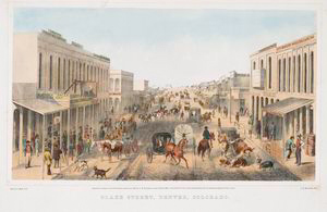 Blake Street, Denver, Colorado.