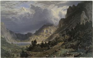 Storm in the Rocky Mountains