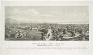 View of Great Salt Lake City