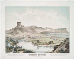 View of Green River, Wyoming Territory (looking north)