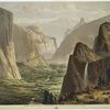 View of Yosemite Valley, California.