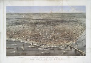 The city of St. Louis