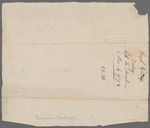 Bill for entry of merchandise imported from Dublin by Hugh Gaine