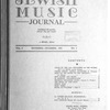 Jewish music journal