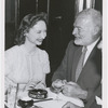 Dorothy Kilgallen and Ernest Hemingway at the Stork Club