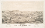 Bird's eye view of San Luis Obispo, Cal.