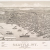 Bird's eye view of the city of Seattle, Wt.