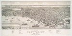 Bird's eye view of the city of Seattle, Wt.