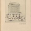 Sketch of Grand Central Terminal when completed with office building over concourse