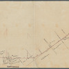 Plan showing route of Rochester and State Line R. R. through Scottsville, N.Y. as the road was opened to Leroy, N.Y. in 1874