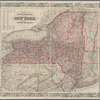 Colton's railroad & township map of the state of New York