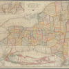 Rand McNally & Co.'s new railroad, county and township map of New York