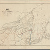 Map showing the position of the Albany & Susquehanna Railroad in relation to the other railroads of the state of New York, Pennsylvania, & Massachusetts etc., 1854