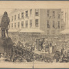 The Boston celebration--the procession passing the Winthrop statue.--Drwn by George C. Graham.--[See page 654]
