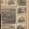 ...Wirz's trial.--[See page 582.] Wirz. Photograph by Gardner. Driven to madness. Wirz stamping on a prisoner. How they robbed prisoners. Crawling to the swamp for water. Mud burrow.