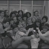 Gower Champion and cast during rehearsal of the stage production 42nd street